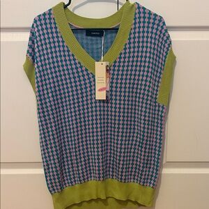Dakota Women's Blue and Green Vest